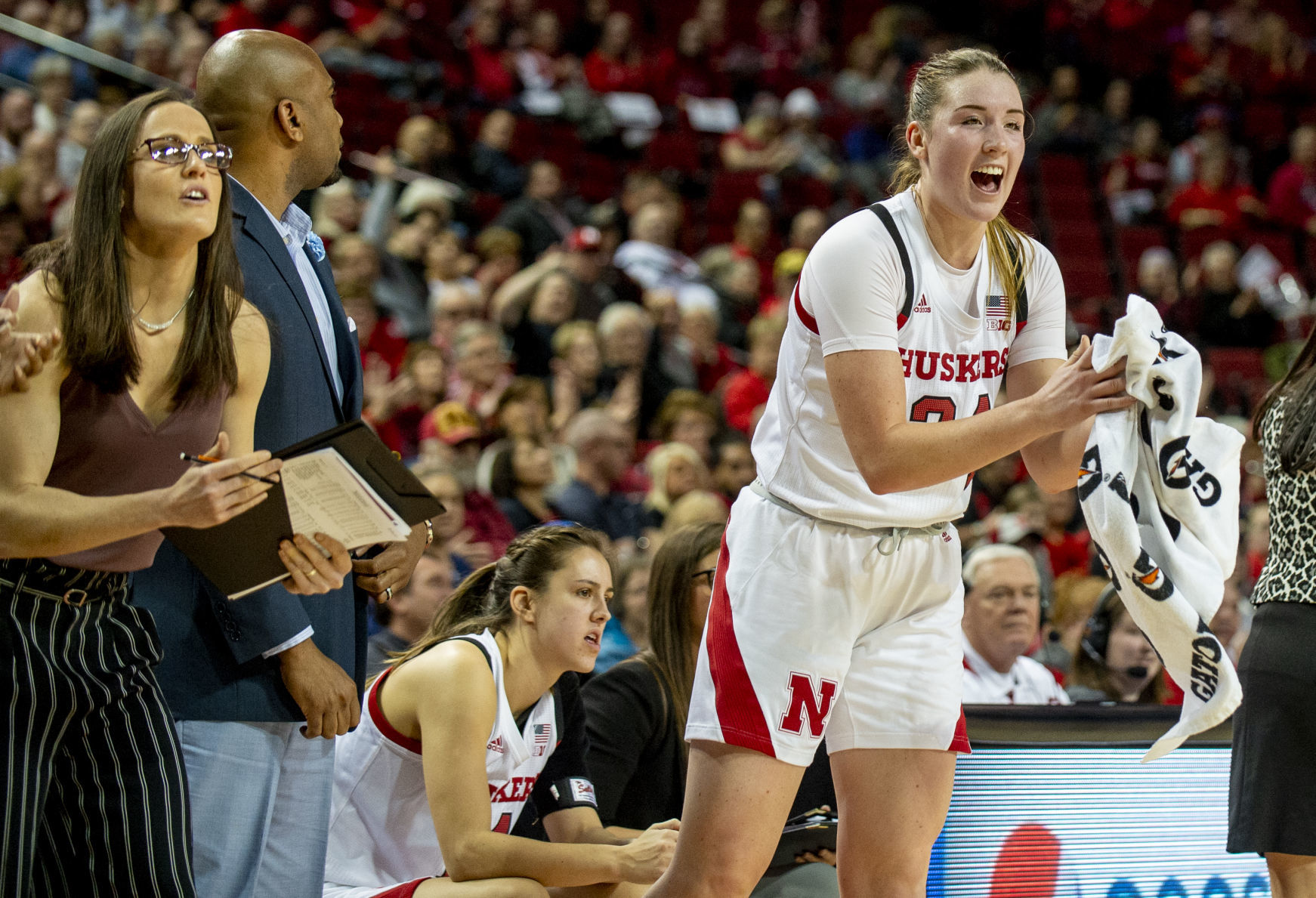 Nebraska vs. Wisconsin women's basketball, 1.9